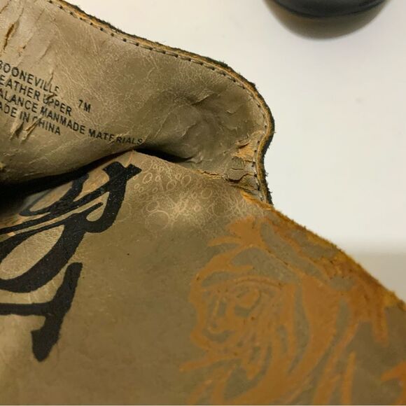 Obot Leather black  Wedge Sandals size 7 M - Picture 9 of 9